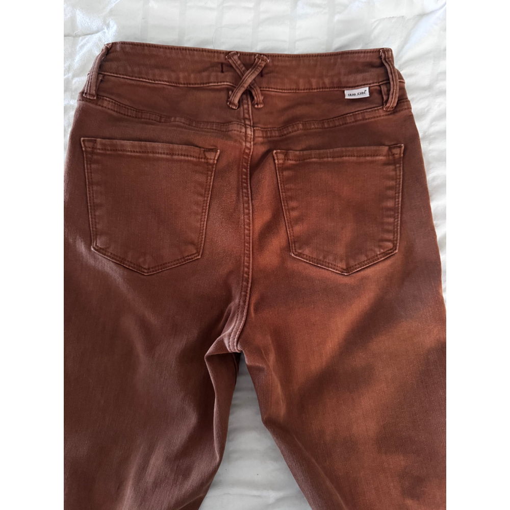 Women's Dear John Ankle & Cropped Jeans Brown Size 27 - Picture 5 of 9
